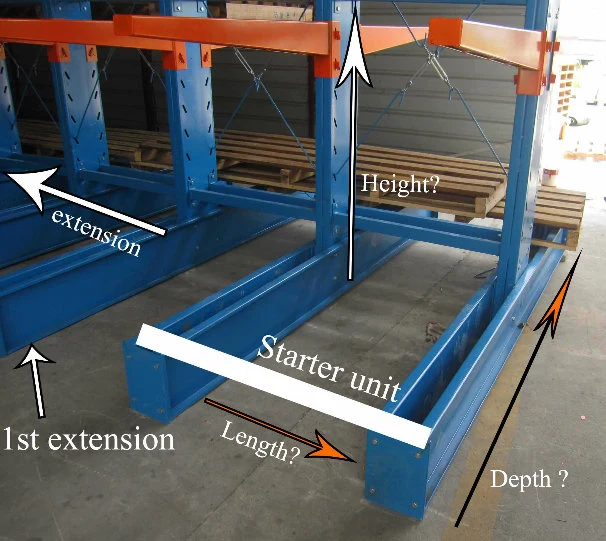 SGS/ISO Double Faced Industrial Storage Lumber Cantilever Rack