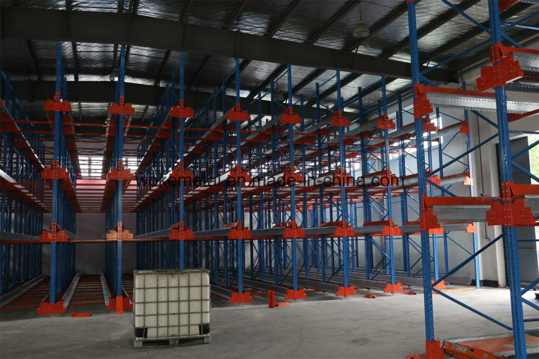 Warehouse Storage Rack Shuttle Rack Pallet Rack with 1500kgs Per Pallet