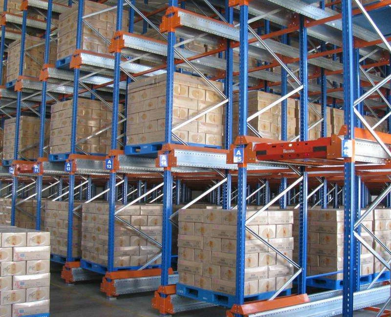 Radio Shuttle Steel Pallet Rack for Industrial Warehouse Storage