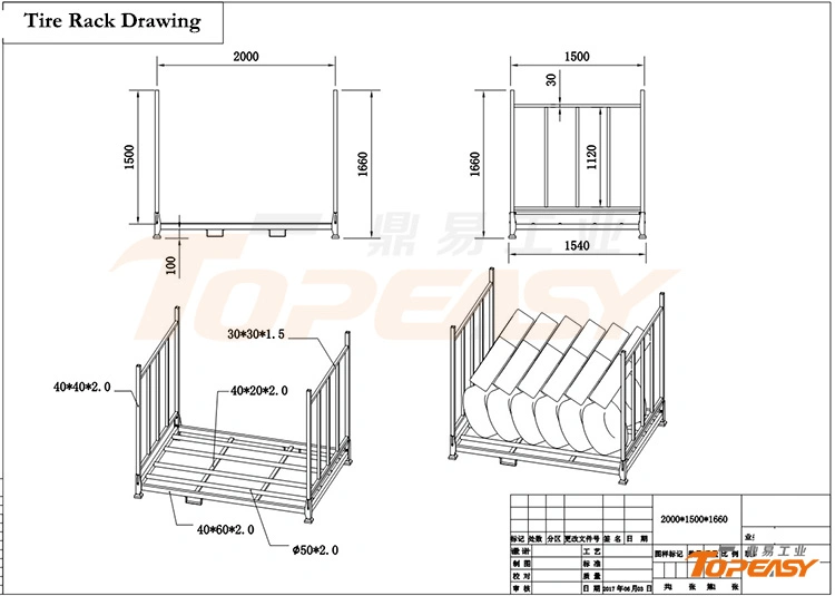 Heavy Truck Spare Storage Tire Racking Stackable Motorcycle Tire and Wheel Display Racks