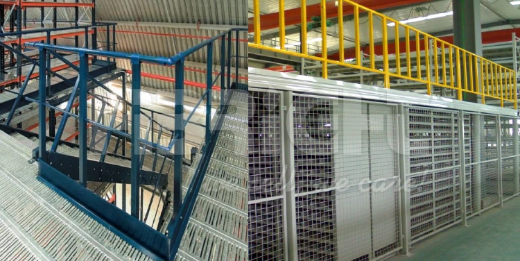 Double Layer Mezzanine Storage Warehouse Racking