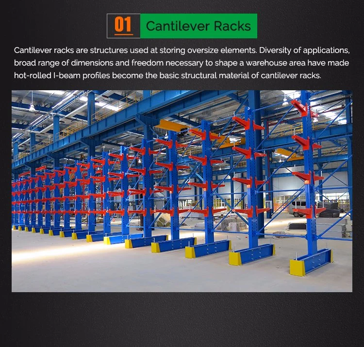 Hot Sale Warehouse Heavy Duty Cantilever Storage Rack