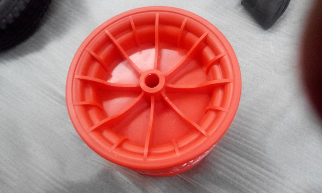 Good Quality PU Trolley Wheel with Plastic Rim